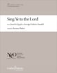 Sing Ye to the Lord SATB/SATB choral sheet music cover